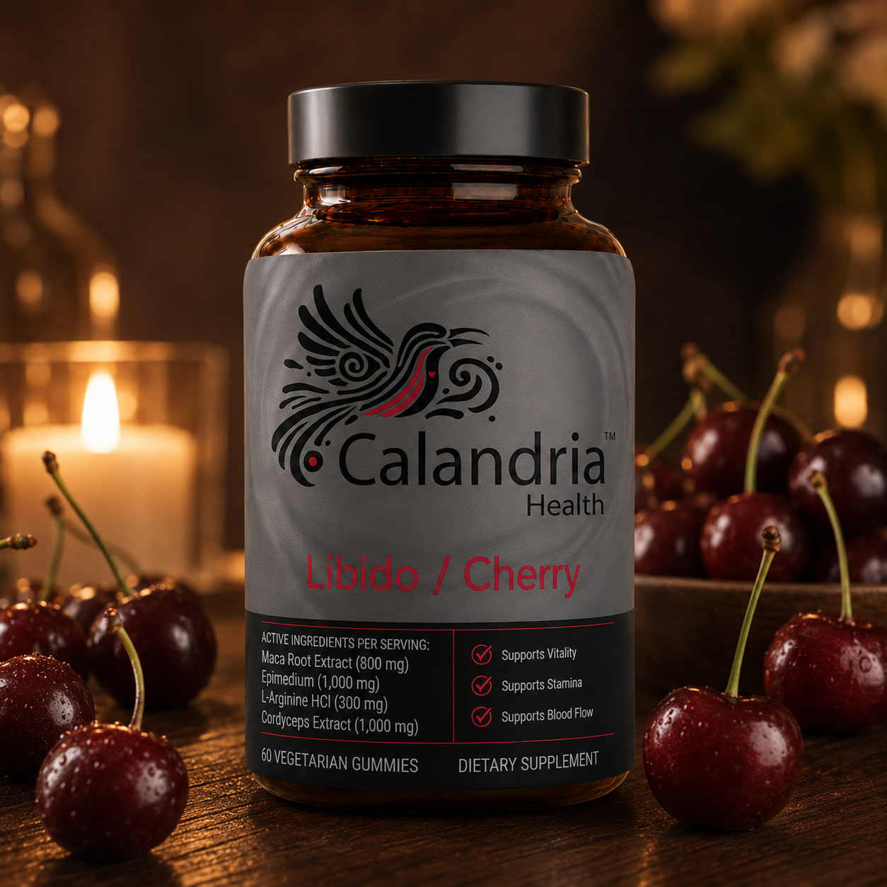 Gomitas Libido para Hombre Cereza
